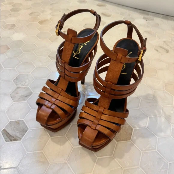 Like New YSL Sassy Strappy Sandals - Picture 2 of 11